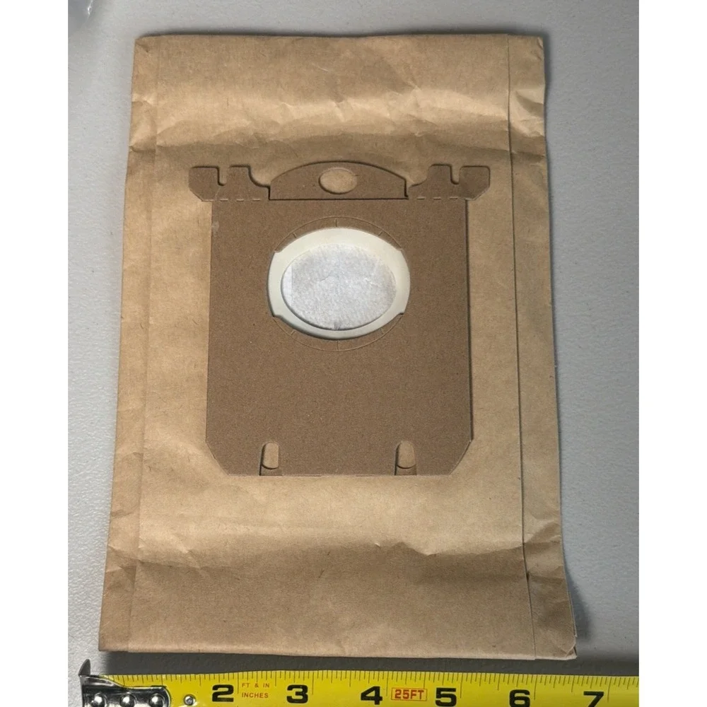 11 Unbranded Vaccum Bags 9.75 inch x 6.5 inch brown